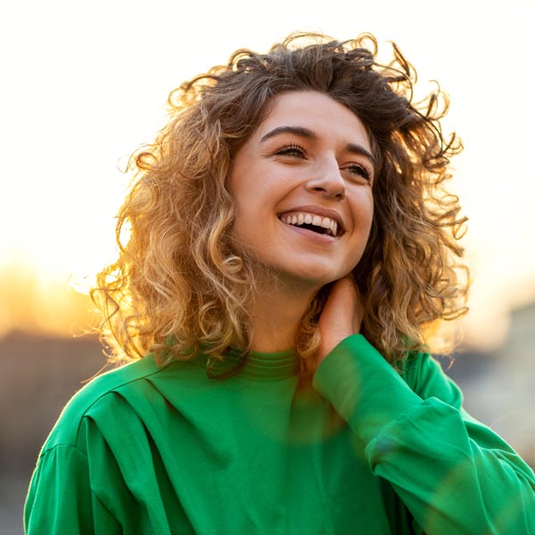 smiling woman