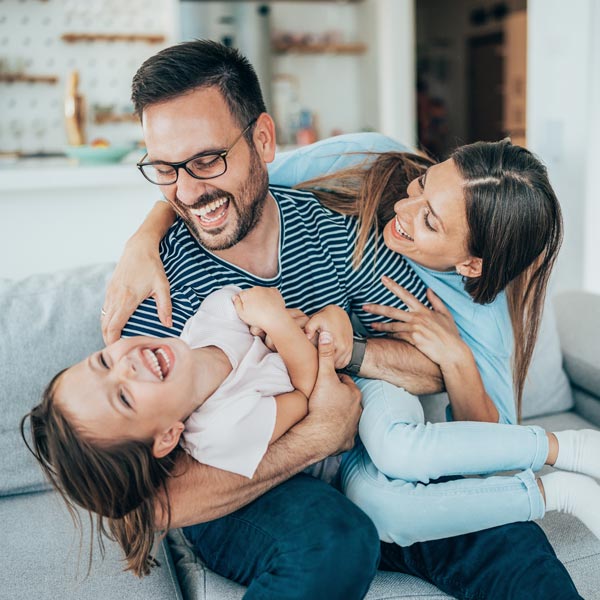 smiling family