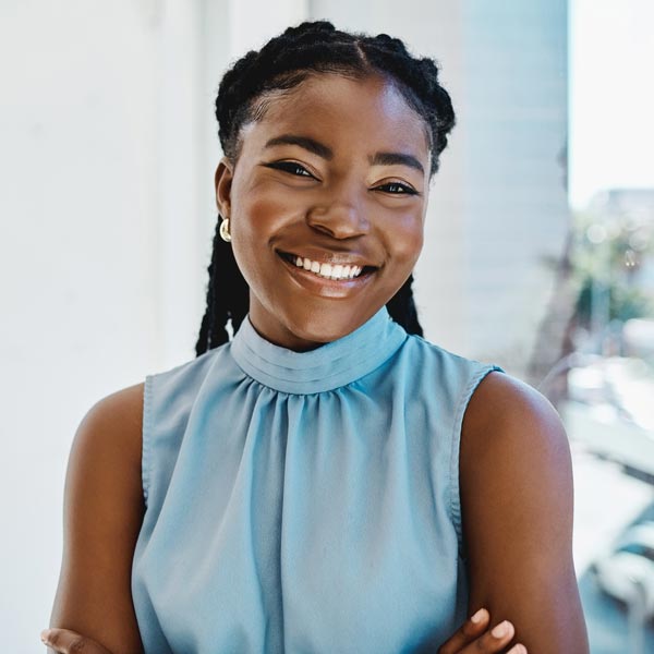 smiling woman